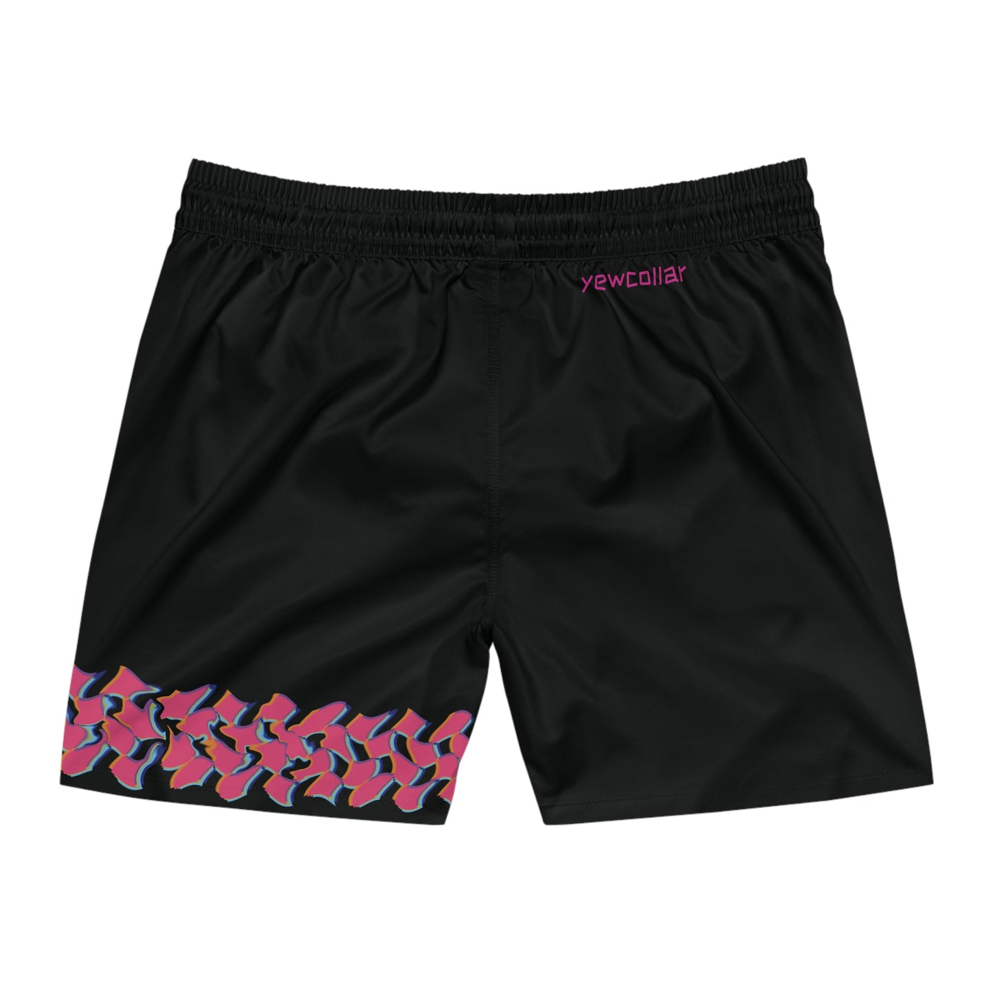 pink checka boardshorts