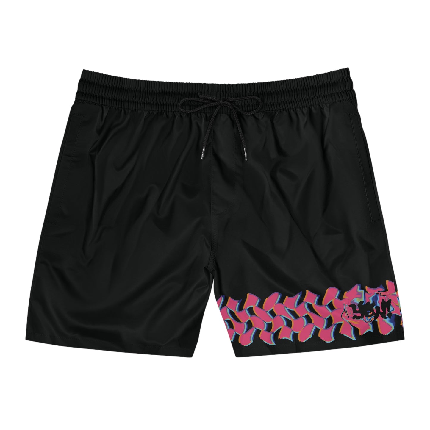 pink checka boardshorts