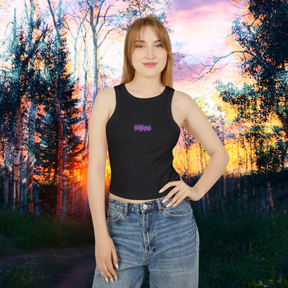 purp yew tank Top