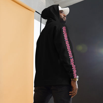 pink checka Hoodie