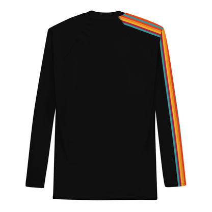 Retro Stripe Rash Guard