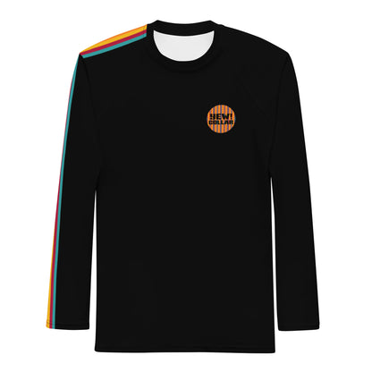 Retro Stripe Rash Guard