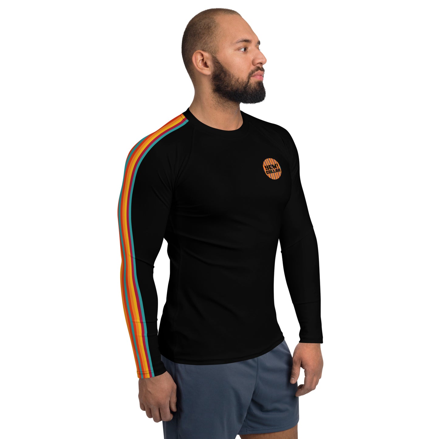 Retro Stripe Rash Guard